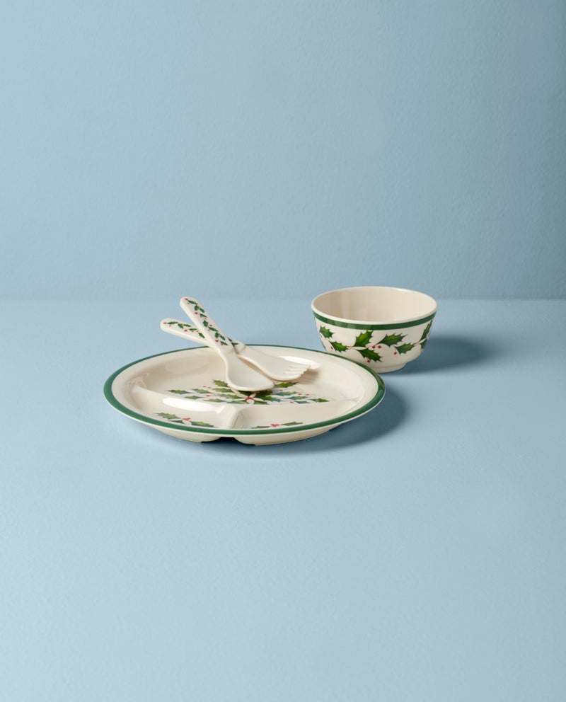 Lenox 885787 Holiday-Children's 4-Piece Dinner-Set, Christmas Dinnerware, Hosting - Image 2